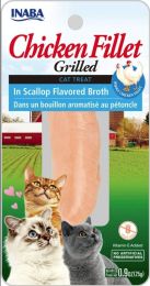 Inaba Chicken Fillet Grilled Cat Treat in Scallop Flavored Broth (size: 0.9 oz)