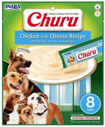 Inaba Churu Chicken with Cheese Recipe Creamy Dog Treat (size: 8 count)