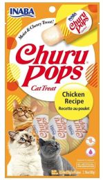 Inaba Churu Pops Chicken Recipe Cat Treat (size: 4 count)
