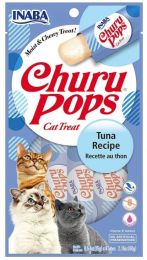 Inaba Churu Pops Tuna Recipe Cat Treat (size: 4 count)
