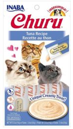 Inaba Churu Tuna Recipe Creamy Cat Treat (size: 4 count)