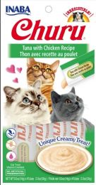 Inaba Churu Tuna with Chicken Recipe Creamy Cat Treat (size: 4 count)