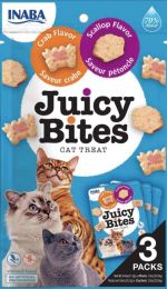 Inaba Juicy Bites Cat Treat Scallop and Crab Flavor (size: 3 count)