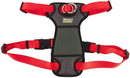 Coastal Pet Walk Right Padded Dog Harness Red (size: small)