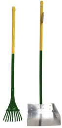 Four Paws Wee-Wee Pan and Rake Set Large (size: 1 Count)