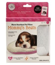 Goldmans Mommys Beats Warm Heartbeat Pet Pillow Pink (size: 1 Count)