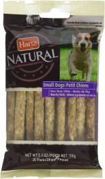 Hartz Rawhide Munchy Sticks for Small Dogs Natural Flavor (size: 20 count)