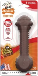 Nylabone Essentials Power Chew Barbell Meaty Medley Flavor (size: Large 1 count)
