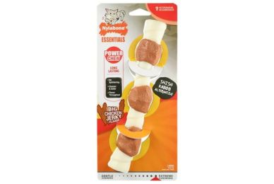 Nylabone Essentials Power Chew Shish Kabob Big Chicken Jerky Flavor Large (size: 1 Count)