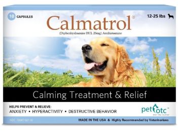 Pet OTC Calmatrol Anxiety and Hyperactivity Treatment for Dogs 12-25 lbs (size: 10 count)