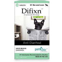 Pet OTC Difixn Anit-Diarrheal Treatment for Dogs 60+ lbs (size: 40 Count)