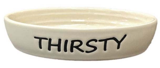 Spot Oval Thirsty Cat dish 6" (size: 1 Count)