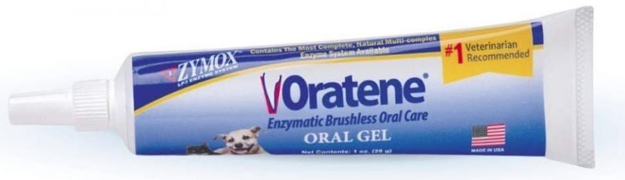 Zymox Oratene Brushless Oral Care Antiseptic Gel for Dogs and Cats (size: 1 oz)