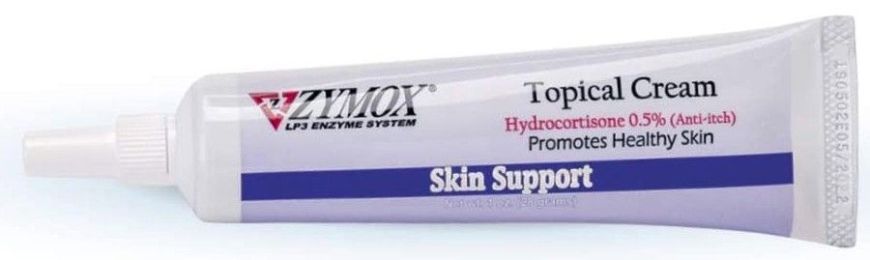 Zymox Skin Support Topical Cream with Hydrocortisone for Dogs and Cats (size: 1 oz)