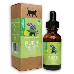 Calm Paws Purr Lavender and Catmint Calming Essential Oil for Cats (size: 1 oz)