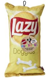 Spot Fun Food Lazy Doggie Chips Plush Dog Toy (size: 1 Count)