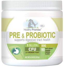 Four Paws Healthy Promise Pre and Probiotic Supplement for Dogs (size: 90 Count)