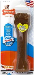 Nylabone Puppy Chew Bone Chicken Flavor (size: Souper - 1 count)