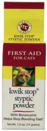 Miracle Care Kwik Stop Styptic Powder for Cats (size: 0.5 oz)