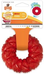 Nylabone Strong Chew Braided Ring Dog Toy Beef Flavor Wolf (size: 1 Count)