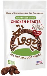 4Legz Freeze Dried Chicken Hearts Dog Treats (size: 7 oz)
