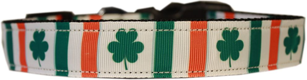 Irish Pride Nylon Dog Collar (Color: , size: small)