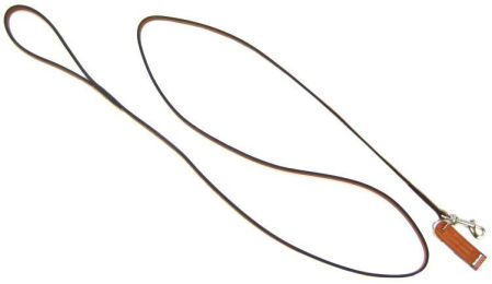 Circle T Leather Lead -  Oak Tanned (size: 6' Long x 3/8" Wide)