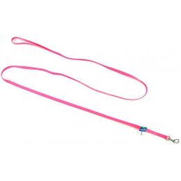 Coastal Pet Nylon Lead - Neon Pink (size: 6' Long x 3/8" Wide)