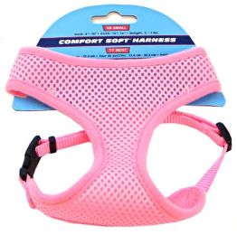 Coastal Pet Comfort Soft Adjustable Harness - Pink (size: XX-Small - Dogs 5-7 lbs -(Girth Size 14"-16"))
