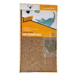 OurPets Cosmic Catnip Cosmic Double Wide Cardboard Scratching Post (size: 20"L x 9.5"W x 2"H)