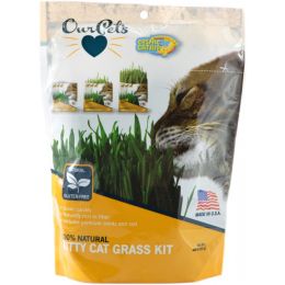 OurPets Cosmic Catnip 100% Natural Kitty Cat Grass Kit (size: 1 Count)