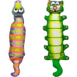 Fat Cat Water Bottle Crunchers Dog Toys - Assorted (size: 17" Long x 5" Wide)