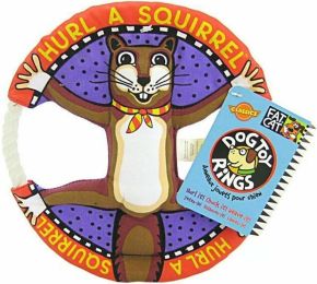 Fat Cat Dog Toy Rings - Assorted (size: 10" Diameter)