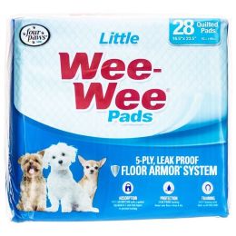 Four Paws Wee Wee Pads for Little Dogs (size: 28 Pack (22" Long x 23" Wide))