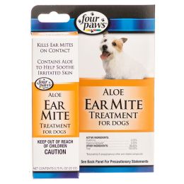 Four Paws Ear Mite Remedy for Dogs (size: .75 oz)