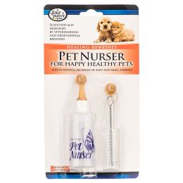 Four Paws Pet Nurser Bottle with Brush Kit (size: 2 oz Bottle)