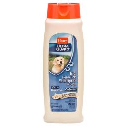 Hartz UltraGuard Rid Flea & Tick Oatmeal Shampoo (size: 18 oz)