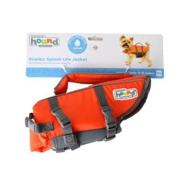 Outward Hound Pet Saver Life Jacket - Orange & Black (size: X-Small - Dogs 11-18 lbs (Girth 15"-19"))