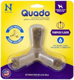 N-Bone Quado Interactive Dog Treat - Pumpkin Flavor (size: Average Joe (1 Pack))