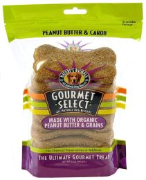 Natures Animals Gourmet Select Organic Dog Bone - Peanut Butter Flavor (size: 10 Pack)