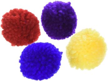 Spot Wool Pom Poms with Catnip Cat Toy (size: 1 Count)