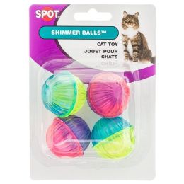 Spot Shimmer Balls Cat Toys (size: 4 Pack)