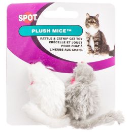 Spot Smooth Fur Mice (size: 2" Long (2 Pack))
