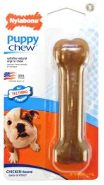 Nylabone Puppy Chew Dog Bone - Chicken Flavor (size: Regular - 4.5" Long (1 Pack))