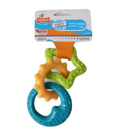 Nylabone Puppy Teething Rings - Bacon Flavor (size: 1 Pack (3 Rings))
