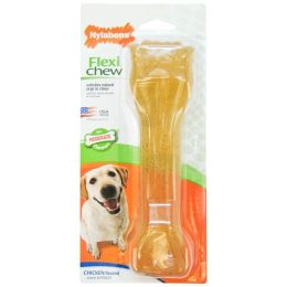 Nylabone Flexi Chew Dog Bone - Chicken Flavor (size: Souper (1 Pack))