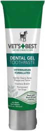 Vets Best Dental Gel Toothpaste for Dogs (size: 3.5 fl oz)