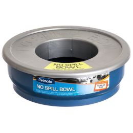 Petmate No-Spill Travel Bowl - Blue (size: 48 oz)