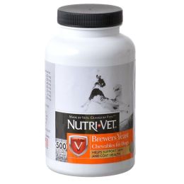 Nutri-Vet Brewers Yeast Flavored with Garlic (size: 500 Count)