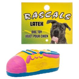 Rascals Latex Small Tennis Shoe Dog Toy (size: 3.5" Long)